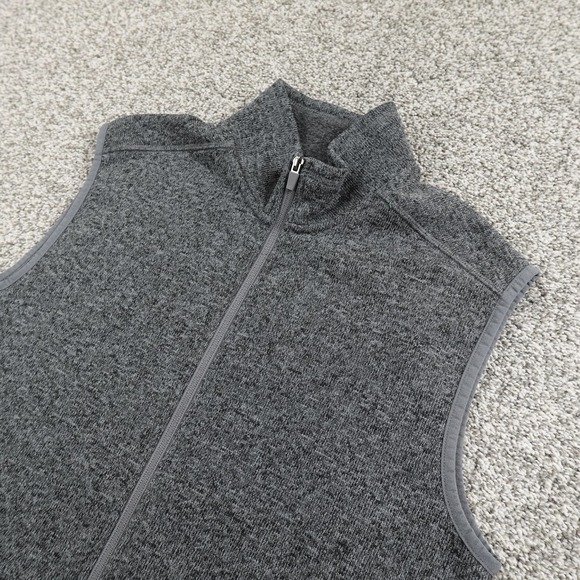 Eddie Bauer Other - Eddie Bauer Vest Mens L Gray Fleece Full Zip Outdoor Hiking Casual Warm Trail‎